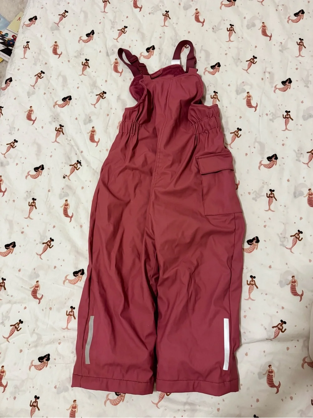 Zara polar fleece lined Rubberized overall size 5-6